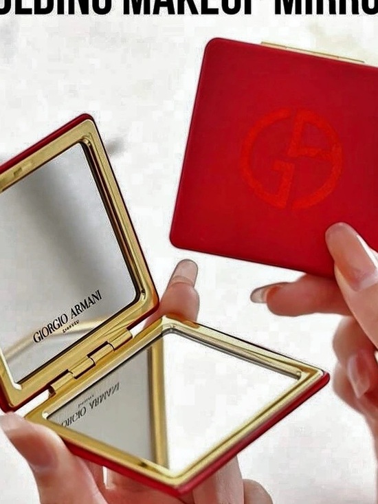 Giorgio Armani Other - Giorgio Armani Beauty Red Compact Pocket Mirror